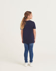 AWDis Ecologie EA001J Organic Kids T-Shirt – Black Size 9/11 Years