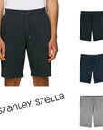 Stanley/Stella Shortens STBM520 Organic Cotton Sweat Shorts – Blank Garment Clearance