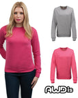 AWDis Just Hoods JH045 Women's Heather Sweatshirt – Discontinued Clearance