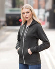 AWDis Just Hoods JH058 Zoodie – Black Heather Warehouse Clearance