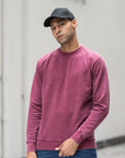 AWDis Just Hoods JH093 Washed Effect Sweatshirt – Discontinued Clearance