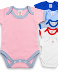 UK Made Baby Bodysuits – 100% Cotton Short Sleeve | Blank Wholesale Clearance