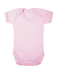 UK Made Baby Bodysuits – 100% Cotton Short Sleeve | Blank Wholesale Clearance