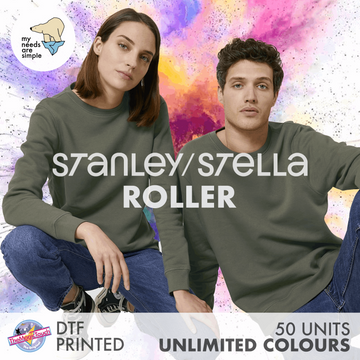 50 Units / DTF Printed: STSU868 Stanley/Stella Roller