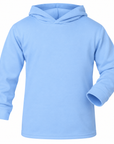 Baby & Toddler Long Sleeve Hooded T-Shirts – Blank Wholesale Clearance