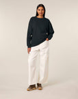 STSW218 Stella Paloma The Oversized Women's Crew Neck Sweatshirt