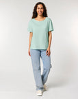 STTW173 Stella Serena Mid-Light Scoop Neck T-Shirt
