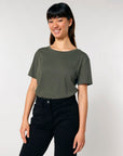 STTW173 Stella Serena Mid-Light Scoop Neck T-Shirt