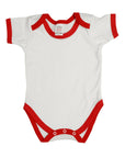 UK Made Baby Bodysuits – 100% Cotton Short Sleeve | Blank Wholesale Clearance