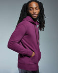 AM002 Anthem Organic Cotton Mens Regular Fit Full Zip Hoodie
