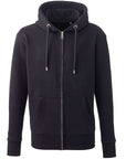 AM002 Anthem Organic Cotton Mens Regular Fit Full Zip Hoodie