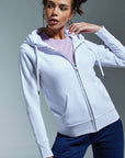 AM004 Anthem Womens Organic Cotton Full Zip Hoodie