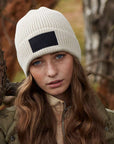 B442R Beechfield Recycled Polyester Fashion Patch Beanie