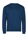 The MyNeedsAreSimple Tee Jays Urban Sweatshirt 5150 is a plain, long-sleeved, crew neck navy blue sweatshirt made from soft organic cotton (label free), shown against a white background.