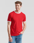 Fruit Of The Loom Contrast Ringer T-Shirt – Warehouse Clearance