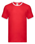 Fruit Of The Loom Contrast Ringer T-Shirt – Warehouse Clearance