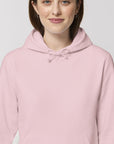 drummer hoodie light pink