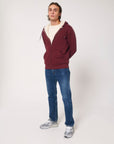 STSU956 Stanley/Stella Hygger Sherpa Lined Zip-Thru Hoodie Sweatshirt