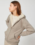 STSU956 Stanley/Stella Hygger Sherpa Lined Zip-Thru Hoodie Sweatshirt