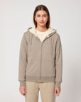STSU956 Stanley/Stella Hygger Sherpa Lined Zip-Thru Hoodie Sweatshirt