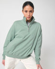 STSU795 Stanley/Stella Miller Dry Boxy Organic Cotton Quarter Zip