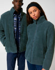 STJU883 Stanley/Stella Outsider Unisex Sherpa Zip-Thru