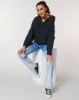 STSU875 Stella/Stella Globetrotter Wave Terry The Unisex Oversized Hoodie Sweatshirt
