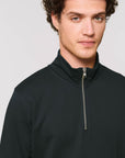 STSM611 Stanley Trucker Men's Quarter Zip Organic Cotton Sweatshirt