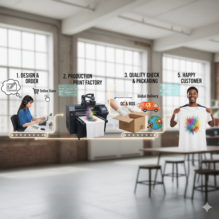 Print on demand process