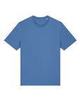 Organic plain Stanley/Stella Creator 2.0 Bright Blue (C053) t-shirt on a white background.