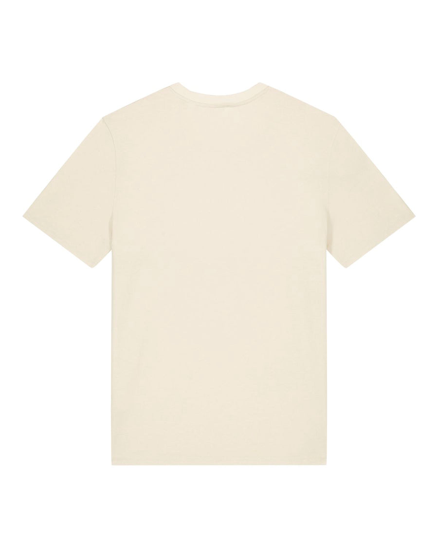 Organic cotton beige STTU169 Stanley/Stella Creator 2.0 Natural Raw (C504) t-shirt on a white background.