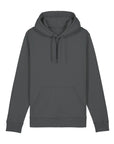 Stanley/Stella Drummer 2.0 Hoodie Anthracite (C253) with front pocket and drawstring hood.