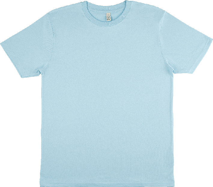Continental Clothing EP01 Earth Positive Mens Unisex Classic Jersey T-Shirt (Aquamarine)