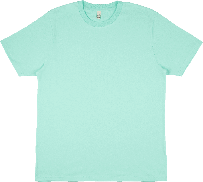 Continental Clothing EP01 Earth Positive Mens Unisex Classic Jersey T-Shirt (Mint Green)