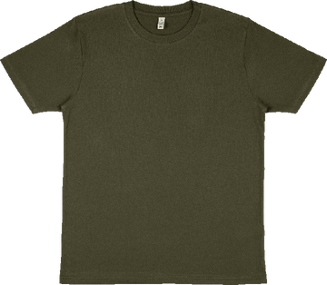 Continental Clothing EP01 Earth Positive Mens Unisex Classic Jersey T-Shirt (Moss Green)