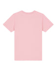 Stanley/Stella STTK184 Stella Mini Creator 2.0 Cotton Pink (C005) kids' t-shirt on a white background.
