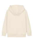 A white STSK180 Stella/Stella Mini Cruiser 2.0 Natural Raw (C054) hoodie sweatshirt with a hood.