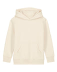 A white STSK180 Stanley/Stella hoodie sweatshirt with a hood.