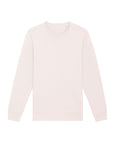 Replace with: My Needs Are Simple light pink crew neck sweatshirt displayed against a white background.