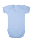 UK Made Baby Bodysuits – 100% Cotton Short Sleeve | Blank Wholesale Clearance