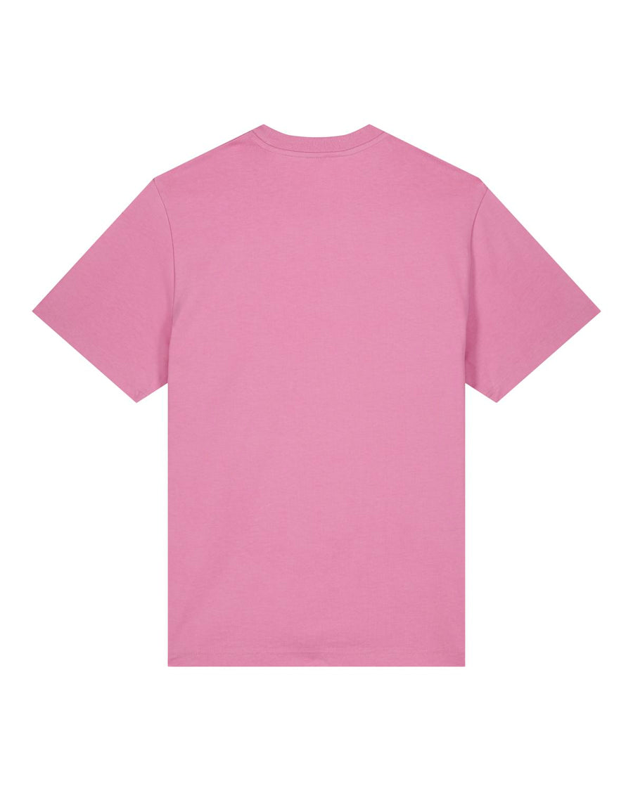 Stanley/Stella STTU171 Sparker 2.0 Bubble Pink unisex heavy t-shirt displayed against a white background.