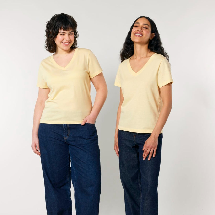 STTW176 Stella Isla Womens V Neck T-Shirt