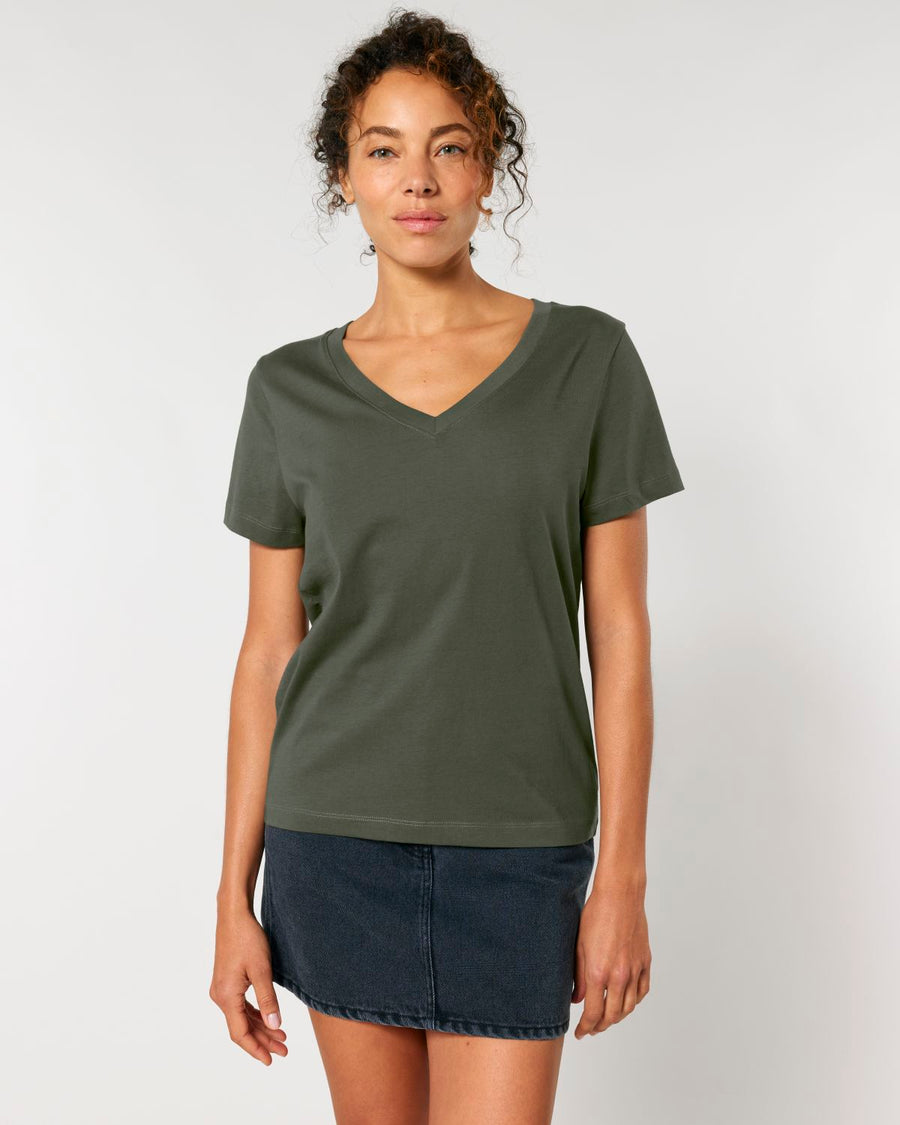 STTW176 Stella Isla Womens V Neck T-Shirt