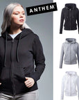 Anthem AM004 Women's Organic Full Zip Hoodie – Blank Garment Clearance