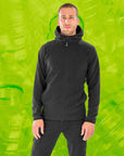 R906X Result Recycled Polyester Hooded Microfleece Jacket