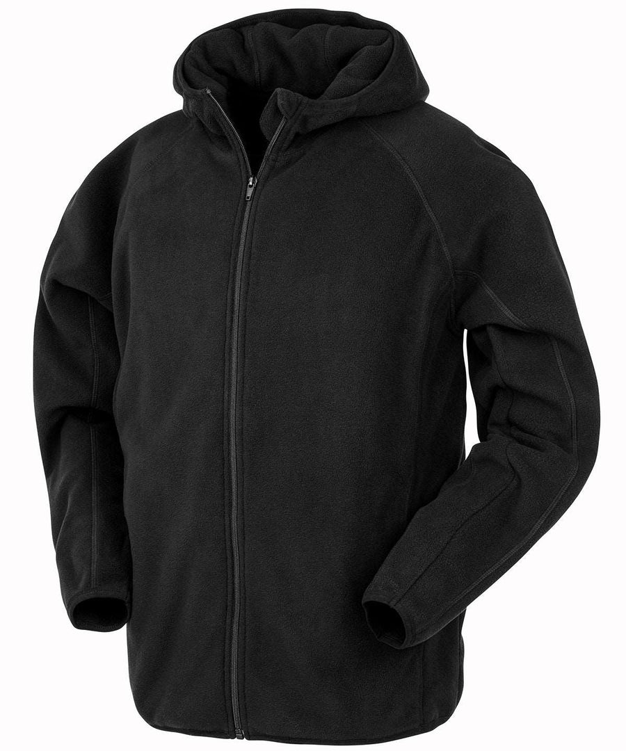 R906X Result Recycled Polyester Hooded Microfleece Jacket