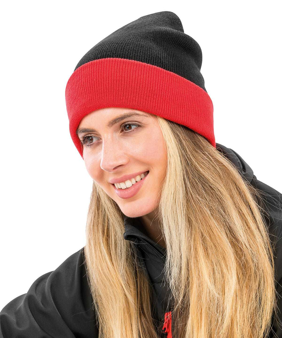 RC930 Result Recycled Black Compass Beanie
