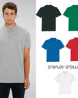 Stanley/Stella Dedicator STPM563 Organic Cotton Polo Shirt – Blank Garment Clearance