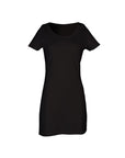 SF Clothing SK257 Women's T-Shirt Dress – Black & White Clearance