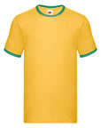 Fruit Of The Loom Contrast Ringer T-Shirt – Warehouse Clearance